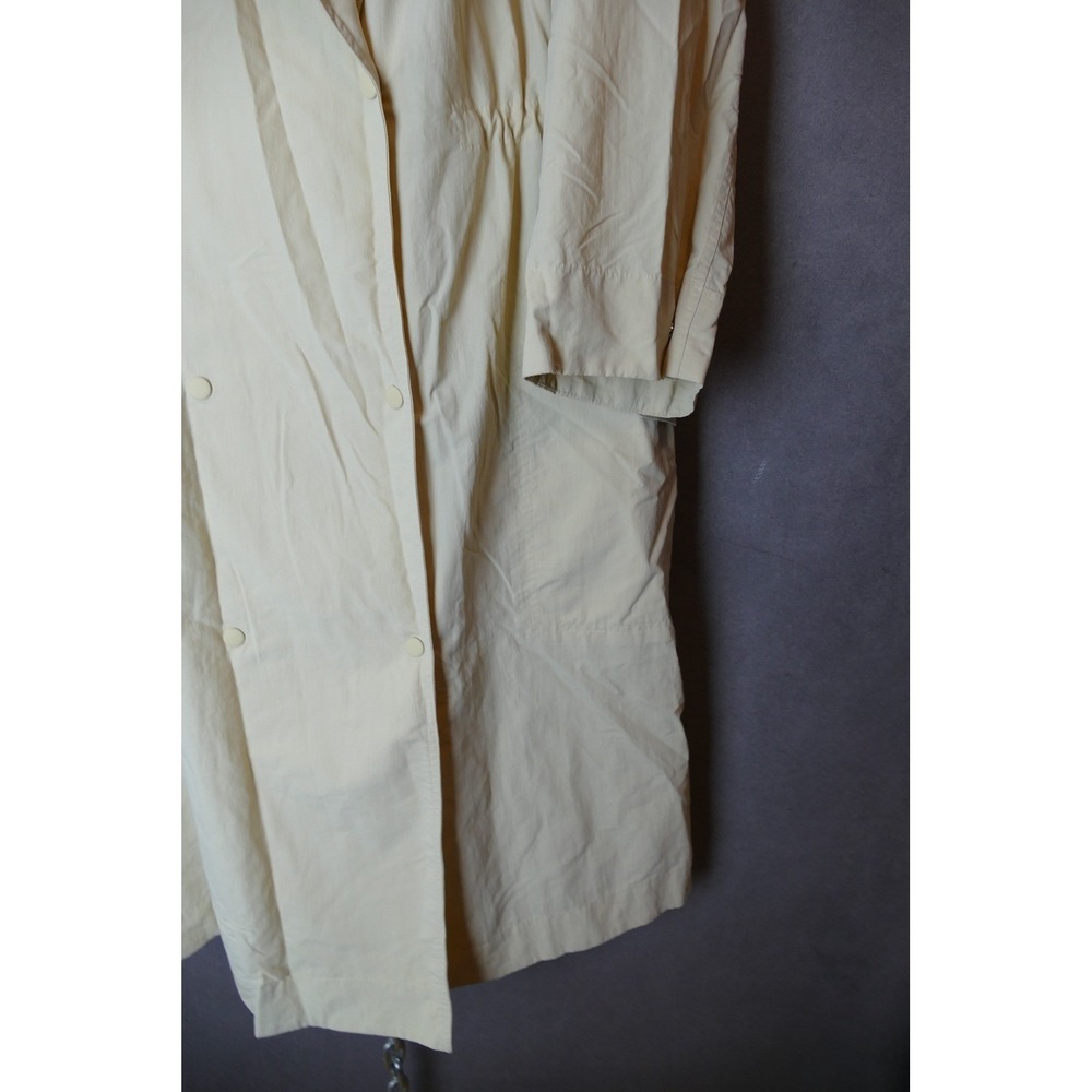 NWT Athleta Luna Cream Off White Trench Coat Womens SIZE XL MSRP $229 - Picture 9 of 13